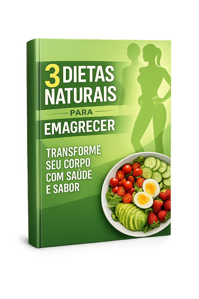 Capa do Ebook: 3 Dietas Naturais para Emagrecer